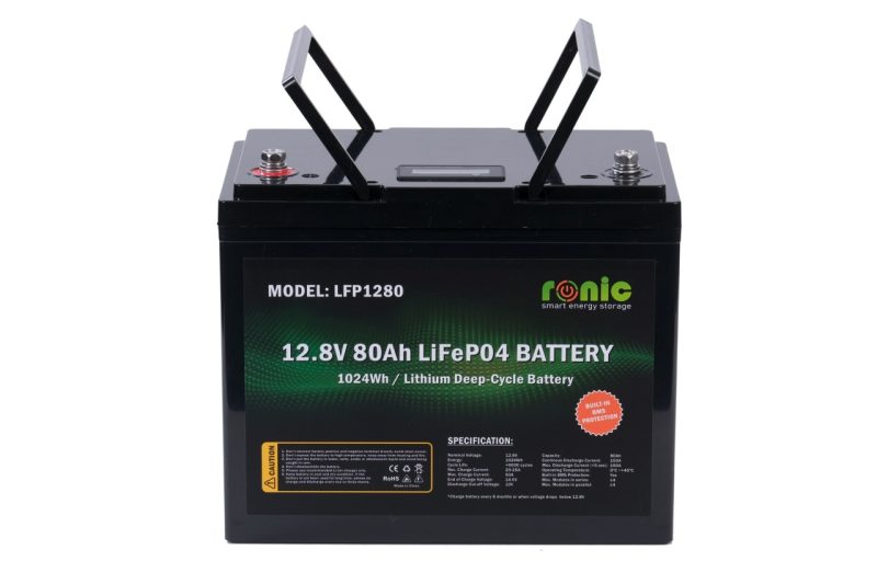 Baterie/Acumulator LiFePO4, 12.8V 80Ah, model LFP1280