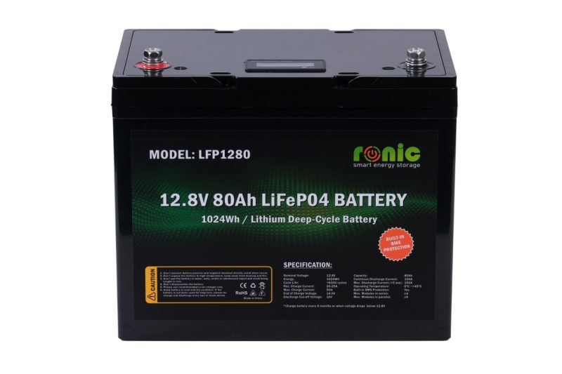 Baterie/Acumulator LiFePO4, 12.8V 80Ah, model LFP1280 - imagine 2