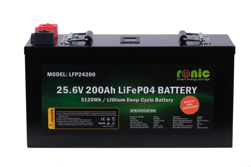 Baterie/Acumulator LiFePO4, 25.6V 200Ah, model LFP24200 - imagine 2