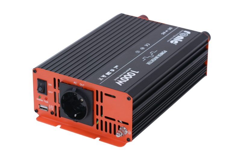Invertor DC-AC cu Sinus Modificat, 12V-230V, model RONIC KS1000M, 1000W/2000W - imagine 2