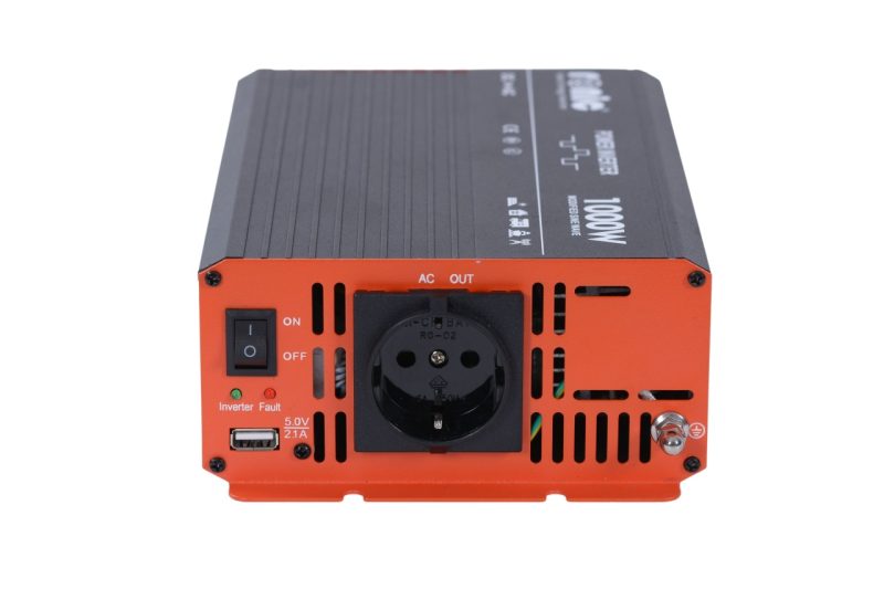 Invertor DC-AC cu Sinus Modificat, 12V-230V, model RONIC KS1000M, 1000W/2000W - imagine 3