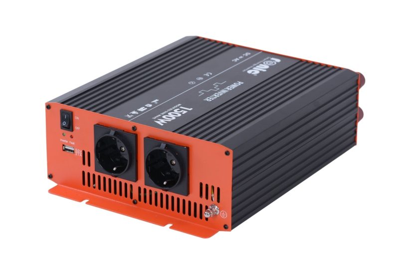 Invertor DC-AC cu Sinus Modificat, 12V-230V, model RONIC KS1500M, 1500W/3000W - imagine 2