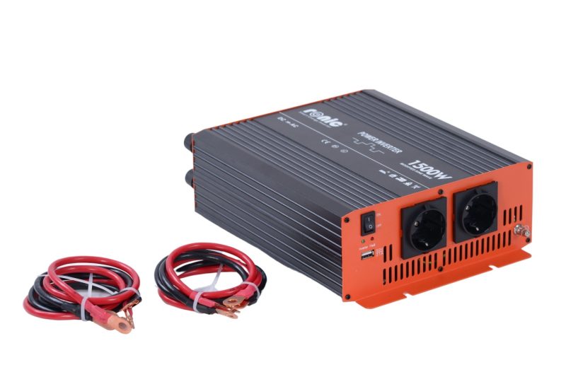 Invertor DC-AC cu Sinus Modificat, 12V-230V, model RONIC KS1500M, 1500W/3000W - imagine 5