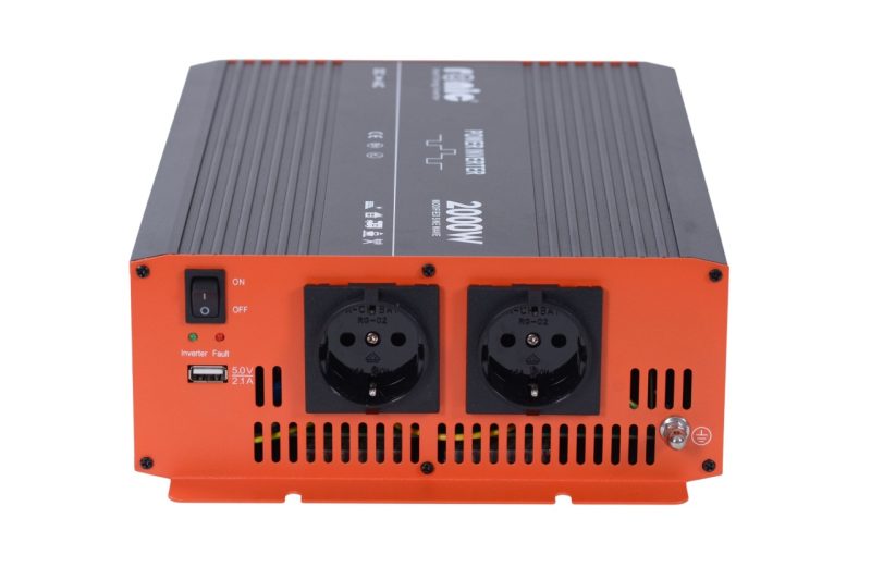 Invertor DC-AC cu Sinus Modificat, 12V-230V, model RONIC KS2000M, 2000W/4000W - imagine 3