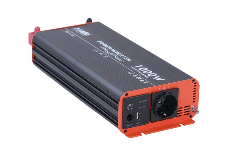 Invertor DC-AC cu Sinus PUR, 12V-230V, model RONIC RS1000P, 1000W/2000W - imagine 2