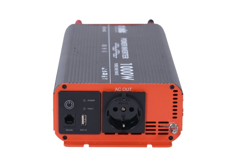 Invertor DC-AC cu Sinus PUR, 12V-230V, model RONIC RS1000P, 1000W/2000W - imagine 4