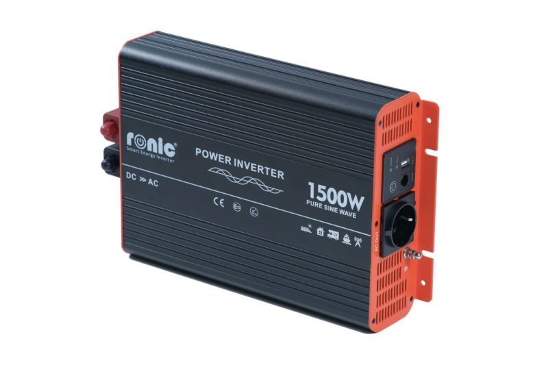 Invertor DC-AC cu Sinus PUR, 12V-230V, model RONIC RS1500P, 1500W/3000W - imagine 2