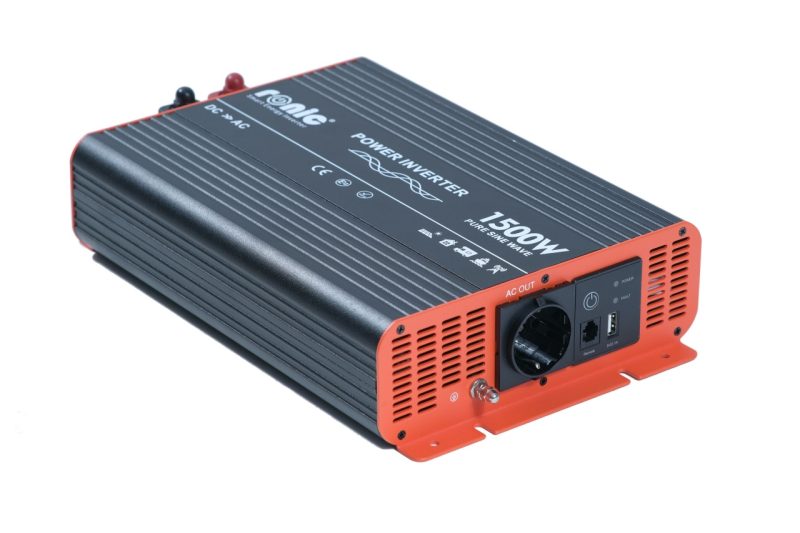 Invertor DC-AC cu Sinus PUR, 12V-230V, model RONIC RS1500P, 1500W/3000W - imagine 4