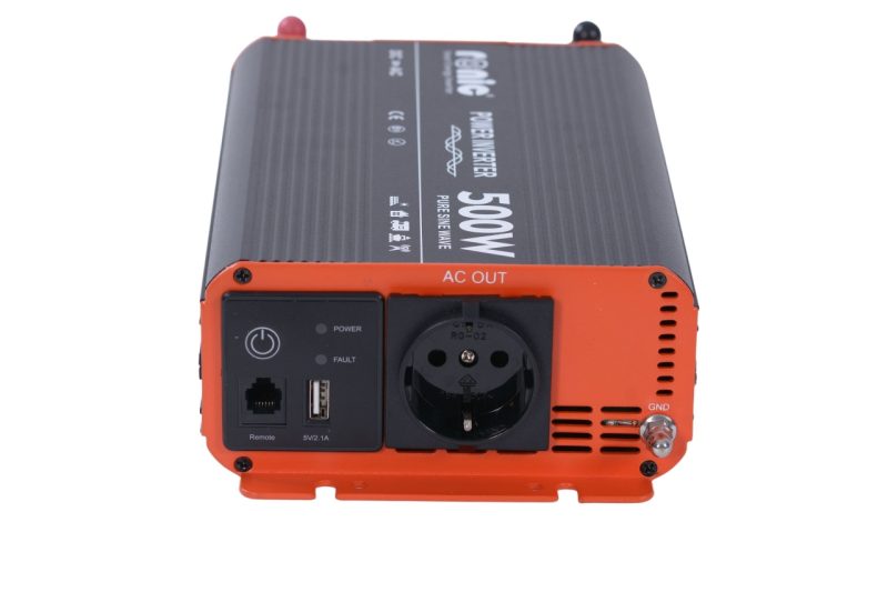 Invertor DC-AC cu Sinus PUR, 12V-230V, model RONIC RS500P, 500W/1000W - imagine 4