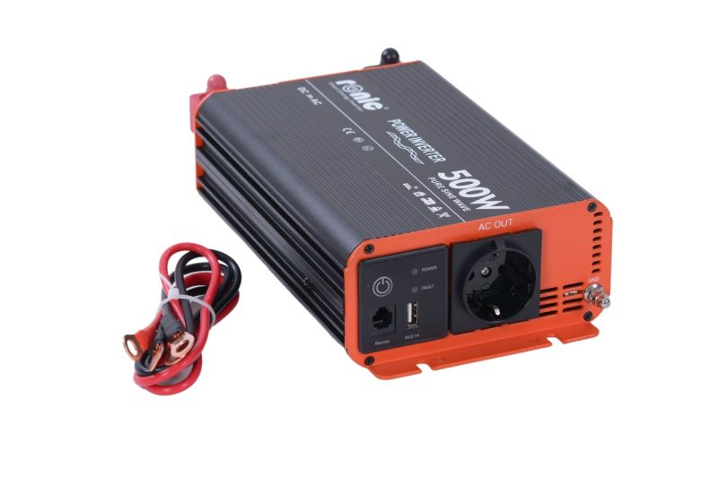 Invertor DC-AC cu Sinus PUR, 12V-230V, model RONIC RS500P, 500W/1000W - imagine 6