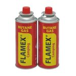 Set 2 Butelii tip spray gaz Flamex 227 cu valvă pentru aragaze camping
