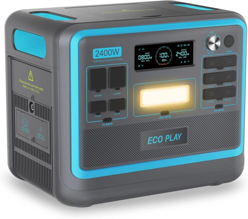 Statie curent portabila, 2400W (2048 Wh), LiFePO4, model SYD2400