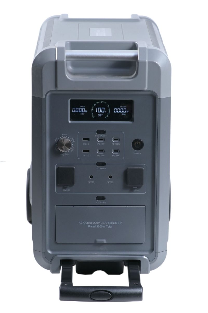 Statie curent portabila, 3600W (3840 Wh), LiFePO4, model SYD3600 - imagine 2