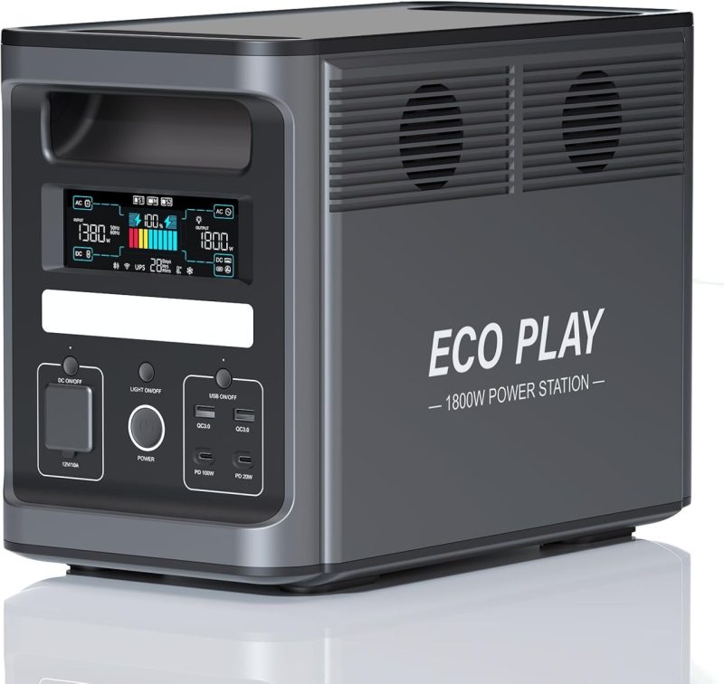 Statie portabila curent, 1800W (1536 Wh), LiFePO4, model EP1800